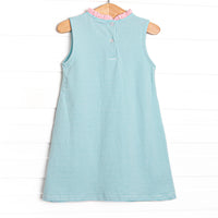 Grace Pocket Dress, Light Pink and Mint Stripe