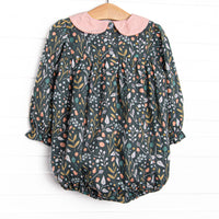 Jana Long Sleeve Bubble, Sage Floral