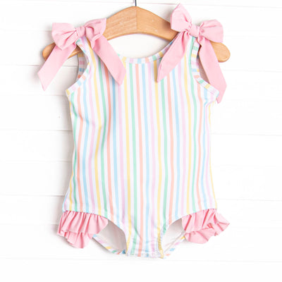 Summer Stripes One Piece, Pink