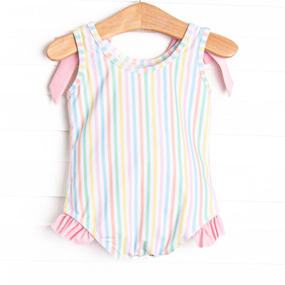 Summer Stripes One Piece, Pink