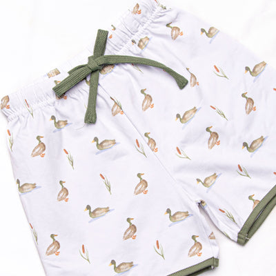 Migrating Mallard Long Sleeve Short Set, Green