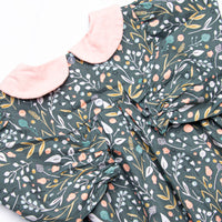 Jana Long Sleeve Bubble, Sage Floral