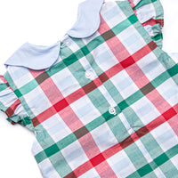 Fallon Bubble, Blue Plaid