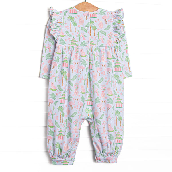 East Wind Luck Romper, Green