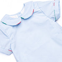 Forrest Short Set, Blue Plaid