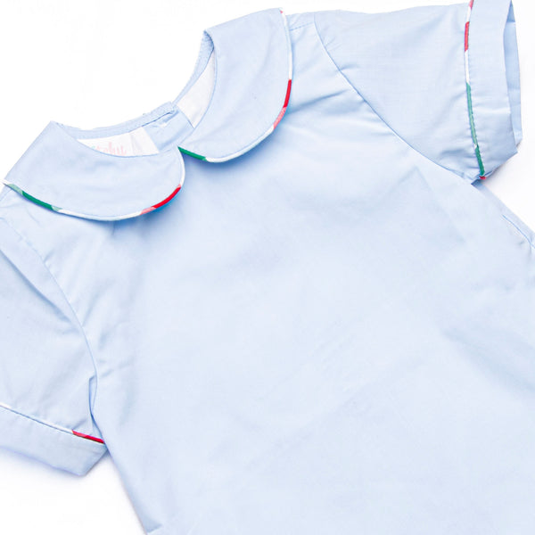 Forrest Short Set, Blue Plaid