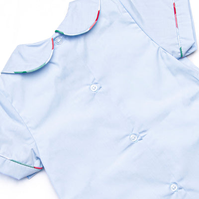 Forrest Short Set, Blue Plaid