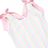 Summer Stripes One Piece, Pink