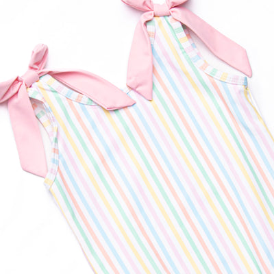 Summer Stripes One Piece, Pink