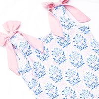 Bluebell and Bloom One Piece, Blue and Pink