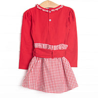 Ma Chérie Skirt Set, Red