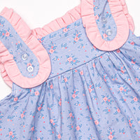 Blue Magnolia Short Set, Blue