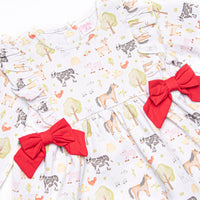 Down South Days Side Tie Bloomer Set, Red