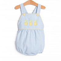 Pineapple Paradise Applique Bubble, Blue