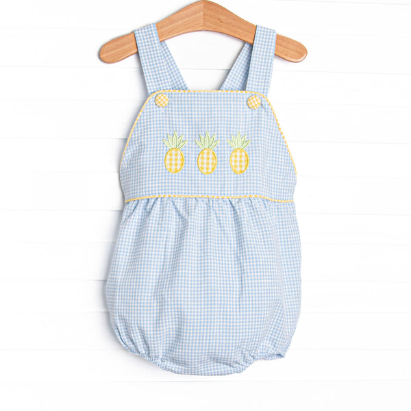 Pineapple Paradise Applique Bubble, Blue