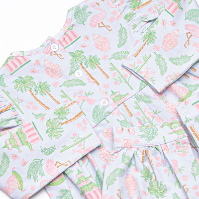 East Wind Luck Romper, Green