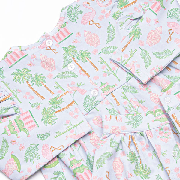 East Wind Luck Romper, Green