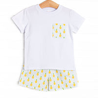 Tropic Like it's Hot Short Set, Blue