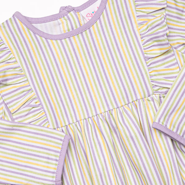 King Cake Streamers Dress, Purple