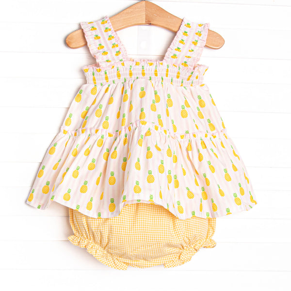 Tropic Like it's Hot Diaper Set, Yellow