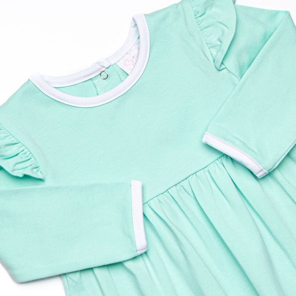 Gracie Romper, Mint Green