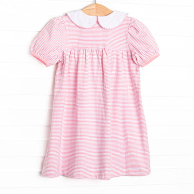 Prep and Paint Applique Pocket Dress, Pink
