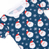 Seasonal Snowfall Bamboo Pajama Short Set, Navy