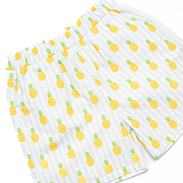 Tropic Like it's Hot Short Set, Blue