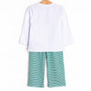 Parade Pups Applique Pant Set, Green