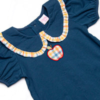 Cortland Class Applique Skirt Set, Blue