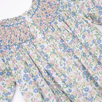 Primary Pastels Smocked Bubble, Pink
