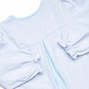 Caravan Camper Applique Legging Set, Blue Stripe