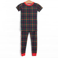 Tartan Traditions Bamboo Pajama Short Sleeve Set, Green