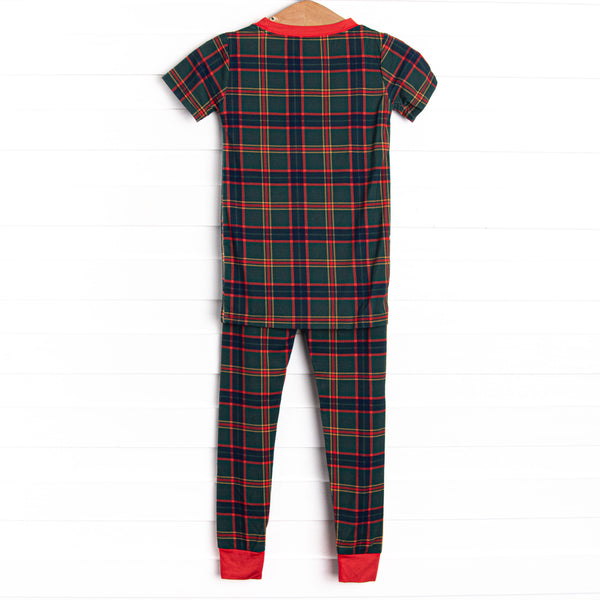 Tartan Traditions Bamboo Pajama Short Sleeve Set, Green