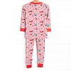 Pups and Presents Bamboo Pajama Set, Pink