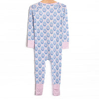 Bluebell and Bloom Bamboo Zippy Pajama, Blue