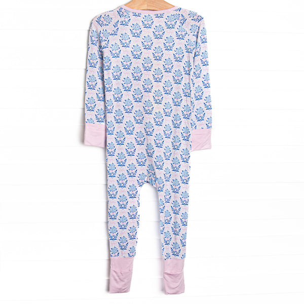 Bluebell and Bloom Bamboo Zippy Pajama, Blue