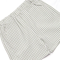 Preparatory Patch Applique Short Set, Green