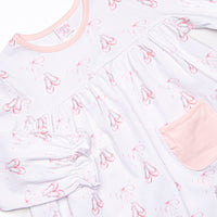 Sweet Slippers Legging Set, Pink