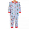 Pups and Presents Bamboo Pajama Set, Blue