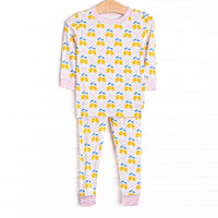 Lauren Lemonade Bamboo Pajama Set, Yellow