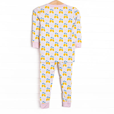 Lauren Lemonade Bamboo Pajama Set, Yellow