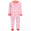 Bubbly Hearts Bamboo Pajama Set, Red