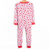 Bubbly Hearts Bamboo Pajama Set, Red