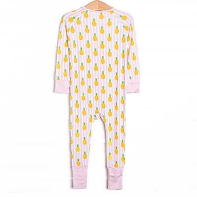 Tropic Like it's Hot Bamboo Zippy Pajama, Pink