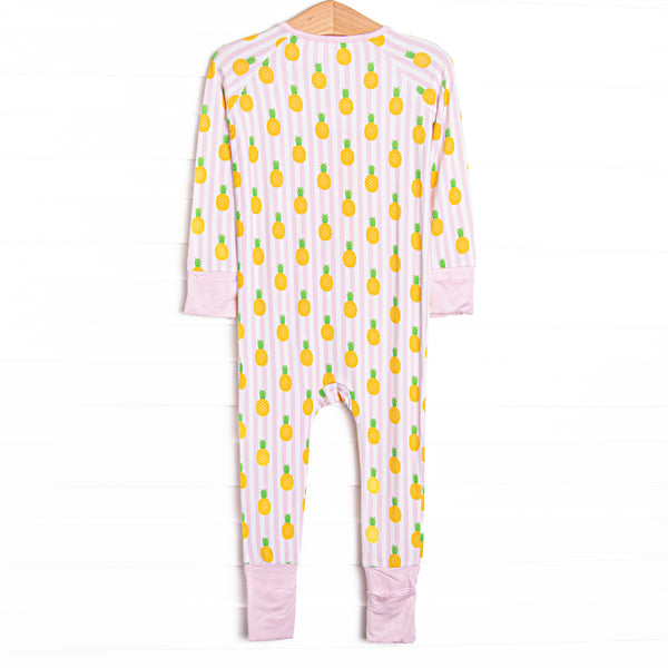Tropic Like it's Hot Bamboo Zippy Pajama, Pink