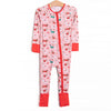 Pups and Presents Bamboo Zippy Pajama, Pink
