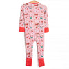 Pups and Presents Bamboo Zippy Pajama, Pink
