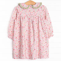 Berry Blitz Blooms Dress, Green