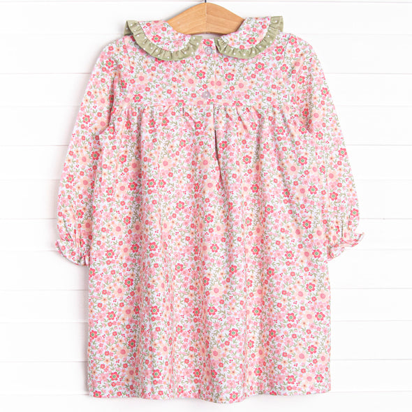 Berry Blitz Blooms Dress, Green
